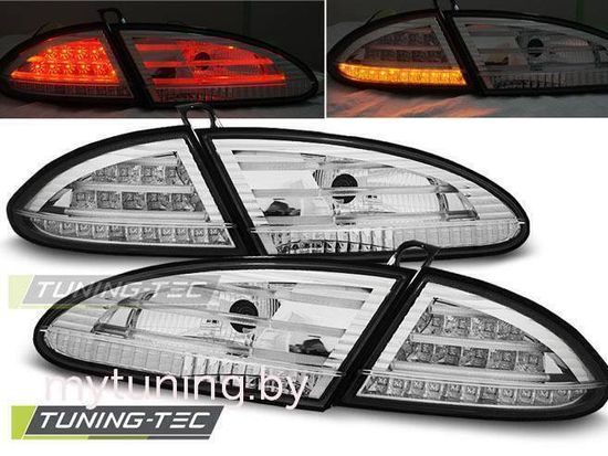 Задние фонари Seat Leon 2 chrome led
