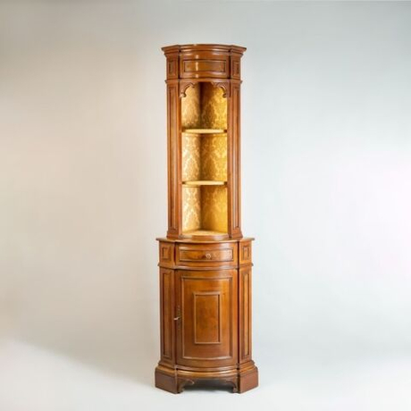 Винтаж: Угловая итальянская витрина