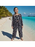 Купальник раздельный с парео и брюками палаццо