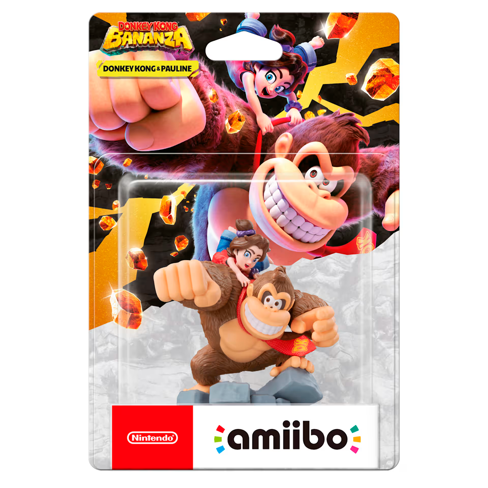 Фигурка Amiibo Донки Конг и Паулина / Donkey Kong & Pauline (Donkey Kong Bananza коллекция)