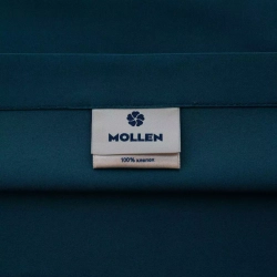 Постельное белье 1.5 спальное Mollen темно-бирюзовое