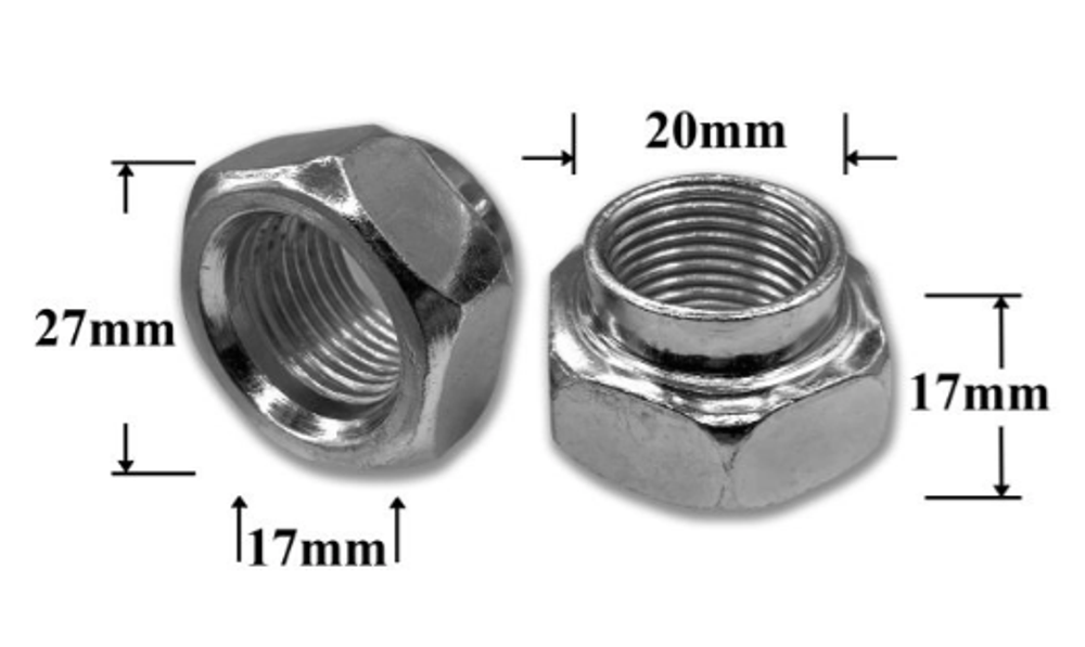 Гайка 18х1.50 ступицы 2101 (БЕЗ точки) (РЗИ) 478