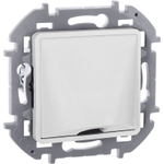 Вывод кабеля Inspiria с зажимом для крепления бел. IEK 673890