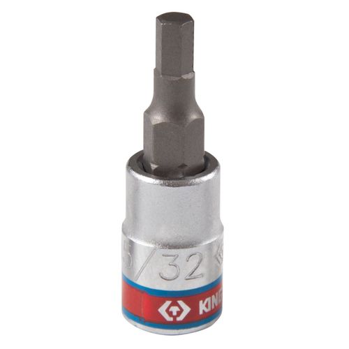 KING TONY (203505S) Насадка (бита) торцевая 1/4", Hex, 5/32", L = 37 мм