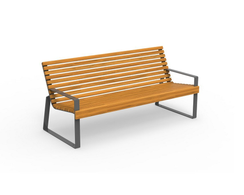 Скамейка со спинкой Глория 123.25.03