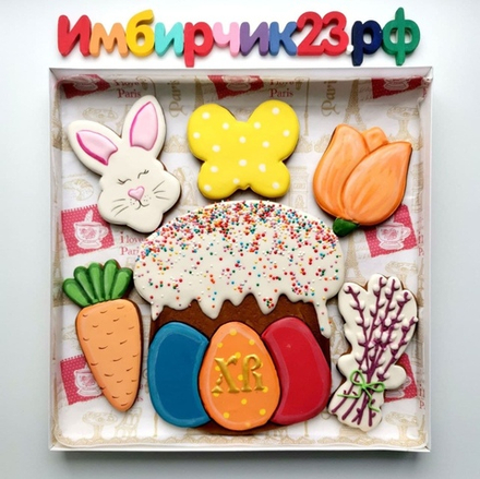 Имбирные пряники Пасха