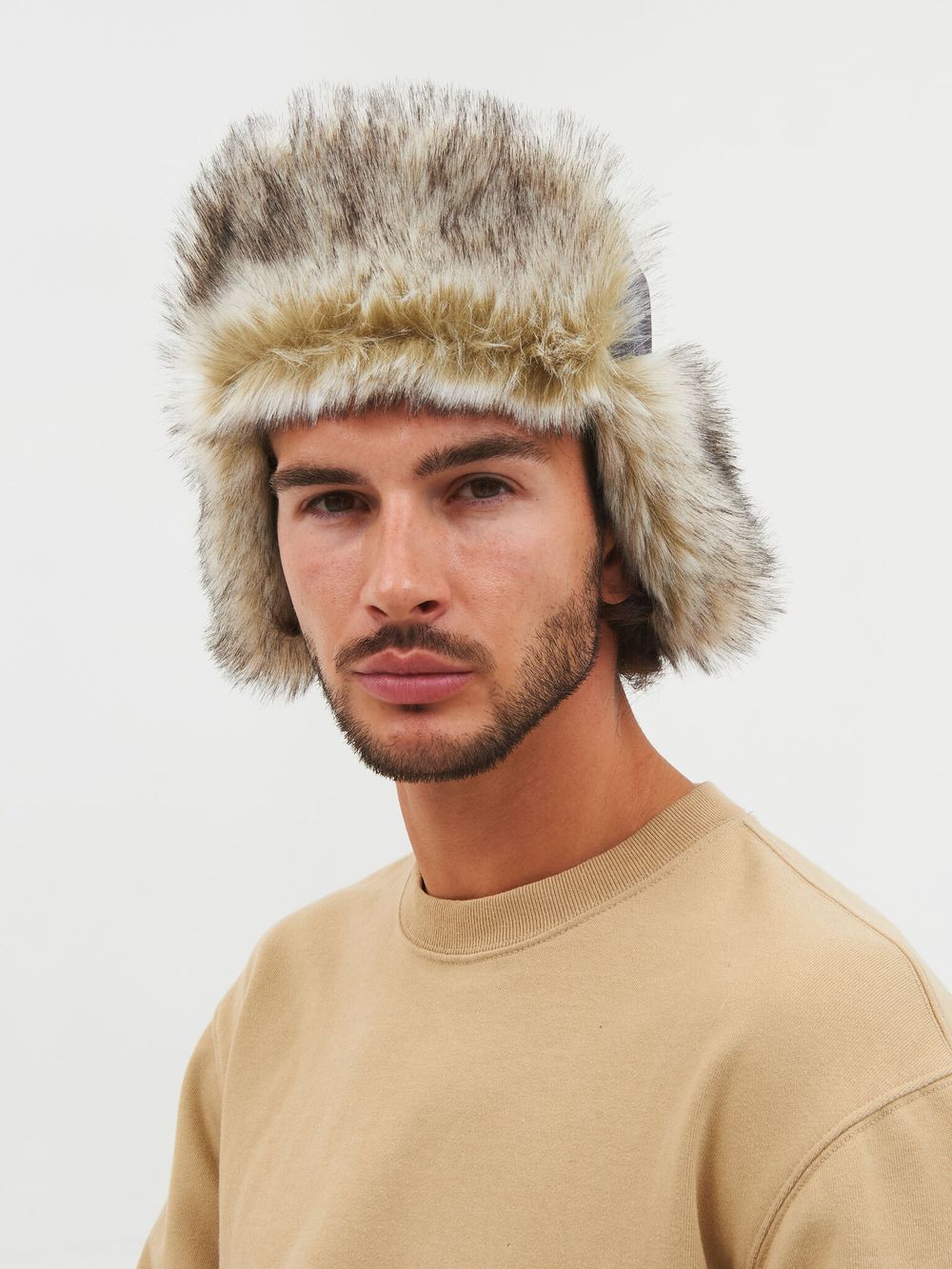 Шапка ушанка зимняя Yakutia цвет Тёмно-серый ткань Galaxy Breathable иск. мех Волк