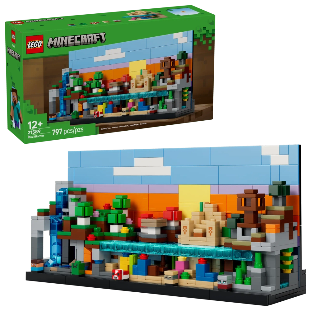 Конструктор LEGO Minecraft 21589 Mini Biomes