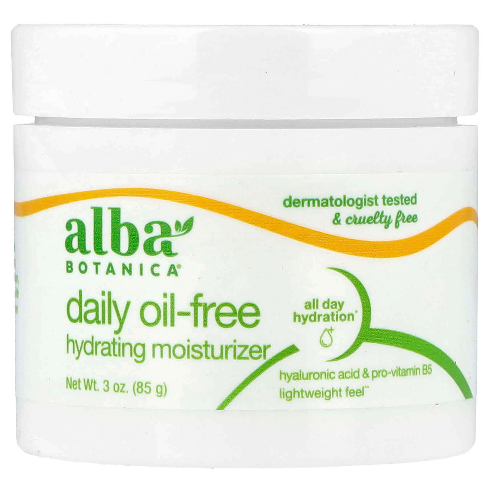 Alba Botanica, Гавайское увлажняющее средство без масла, очищающее алоэ и зеленый чай, 85 г (3 унции)