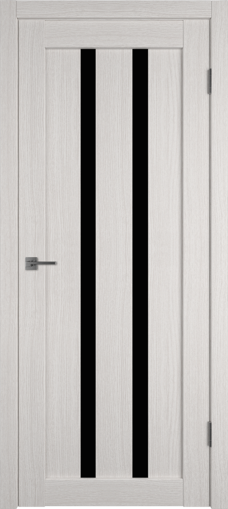 Дверь Atum 2 / Bianco / Black Gloss / Владимирские двери