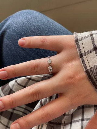 Кольцо-цепочка Oval 2