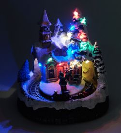 XM-743 Новогодняя миниатюра с подсветкой