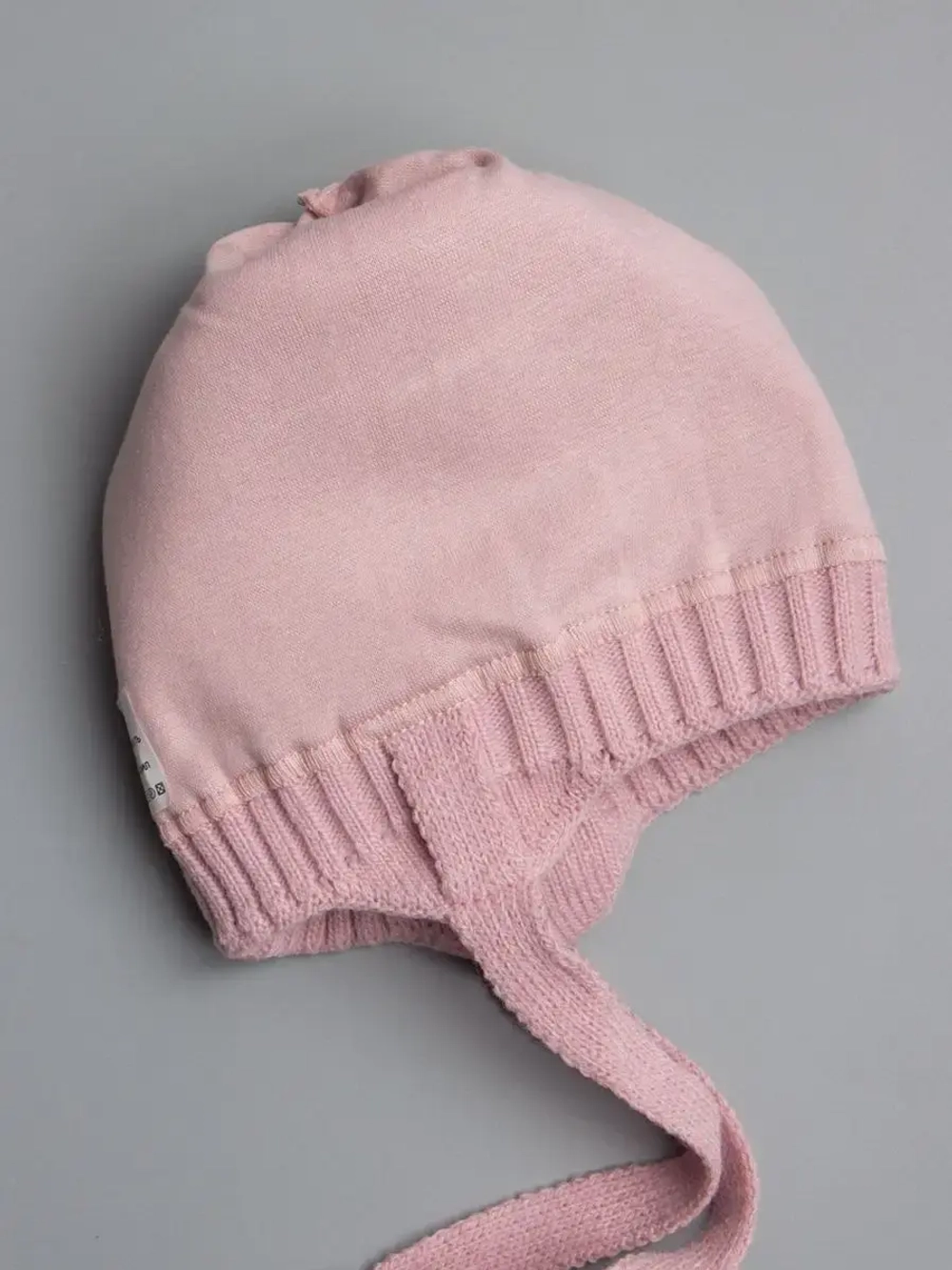 Шапка для девочки с ушками осенняя