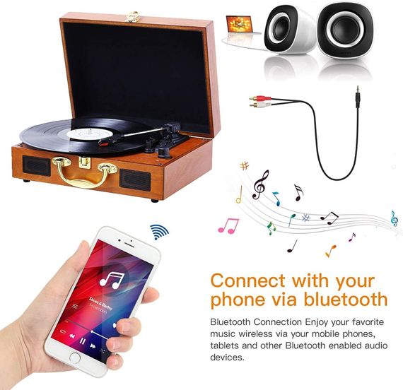 Qrammofon Solid Wood TE 001