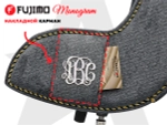Дизайнерское кресло FUJIMO Monogram Silver Steel