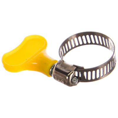 Хомут зажимной 12-20мм (желт)