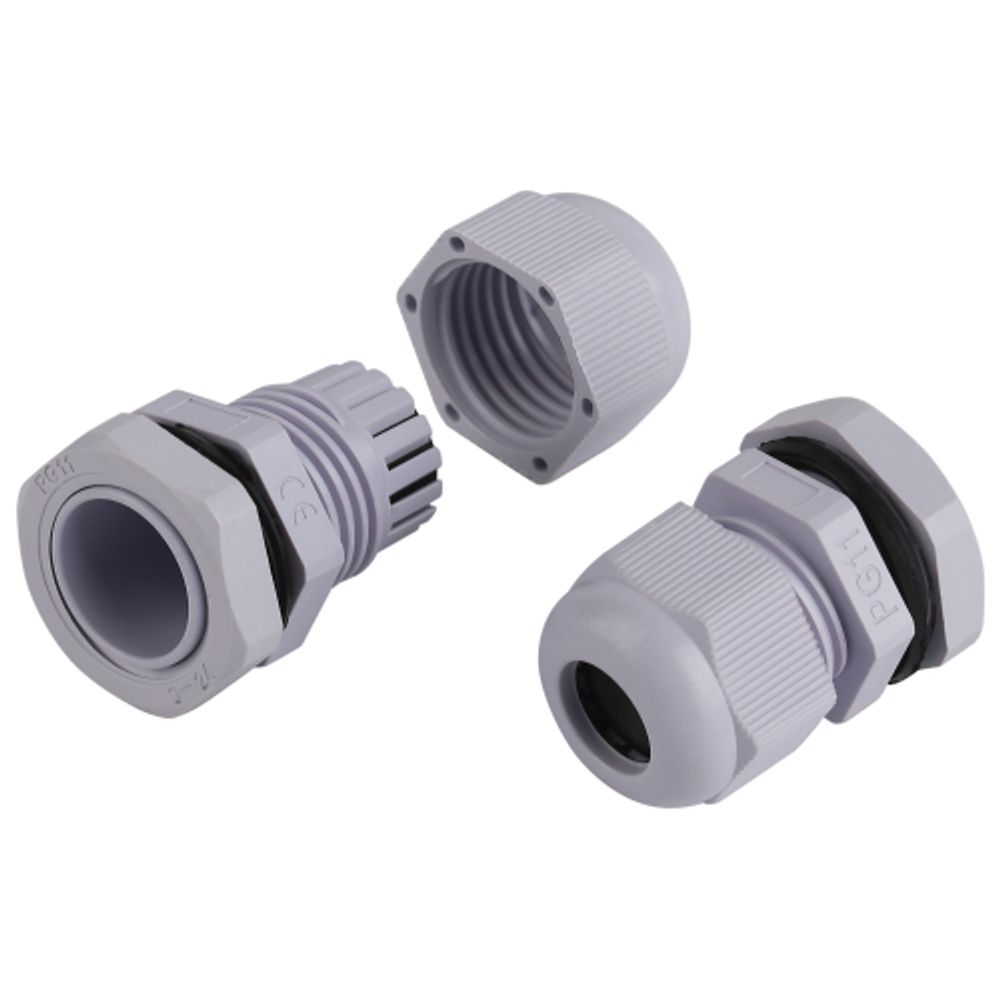 Кабельный ввод сальник ЭРА NO-224-231 PG 11 (d отв.19 мм / d провод.5-10 мм) IP54 (упаковка 20 штук) | Кабельные вводы (сальники)