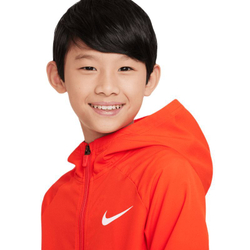 Кофта для мальчика теннисная Nike Dri-Fit Woven Training Jacket - красный