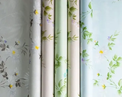 Обои бумажные Саратовская обойная фабрика Лужайка 775-04 0.53*10м