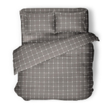 Комплект постельного белья евро-стандарт SQUARE CLASSIC, 100% хлопок