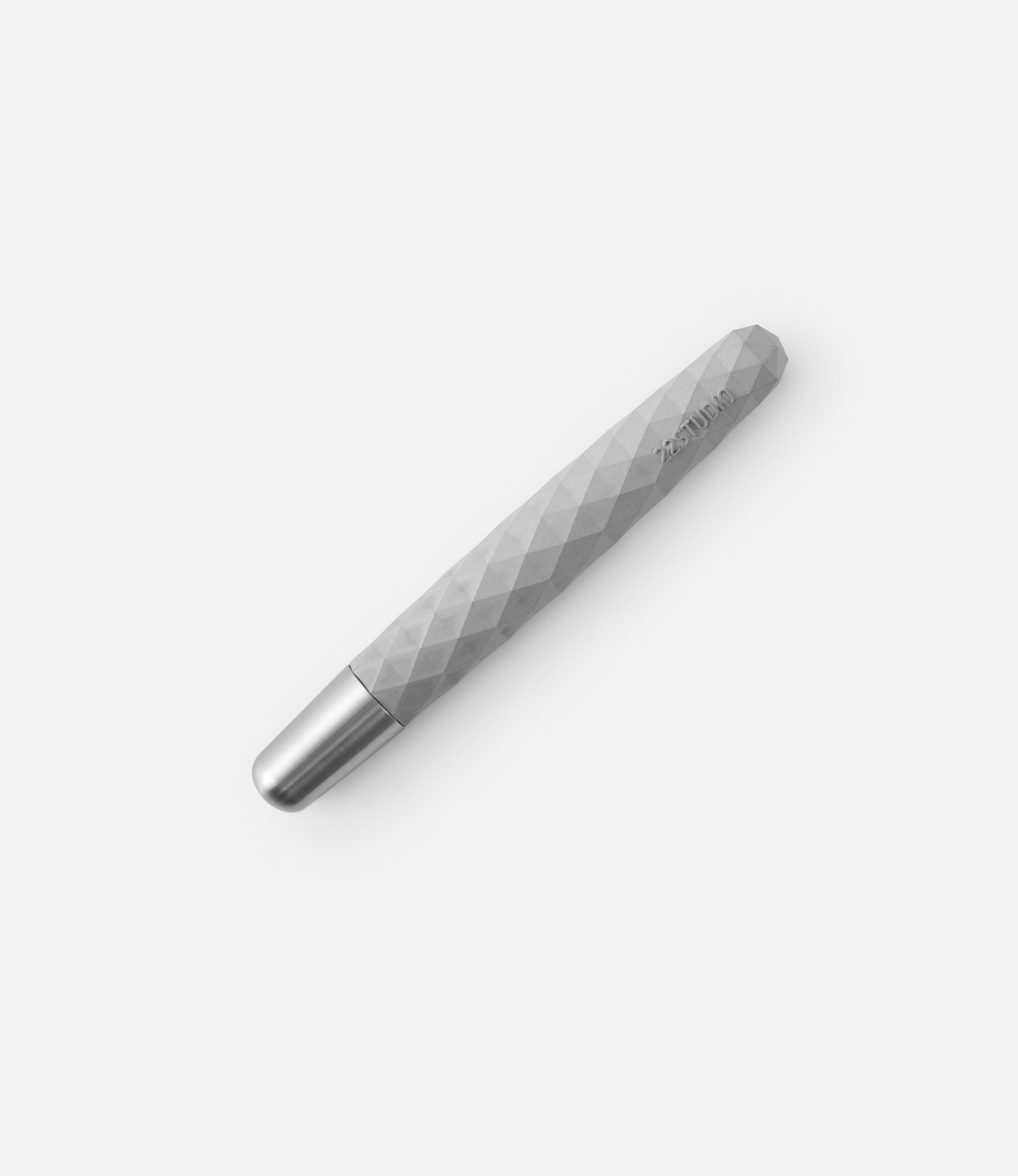 Polygon Rollerball Pen Gray — ручка-роллер из бетона