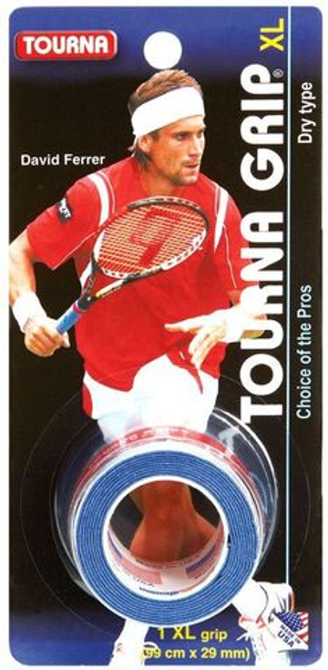 Намотки теннисные Tourna Grip XL Dry Feel 1P - blue