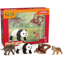 Schleich Wild Life - Животные Азии Набор из 4 фигурок 42736 / артикул   42736  / GTIN 4059433933504