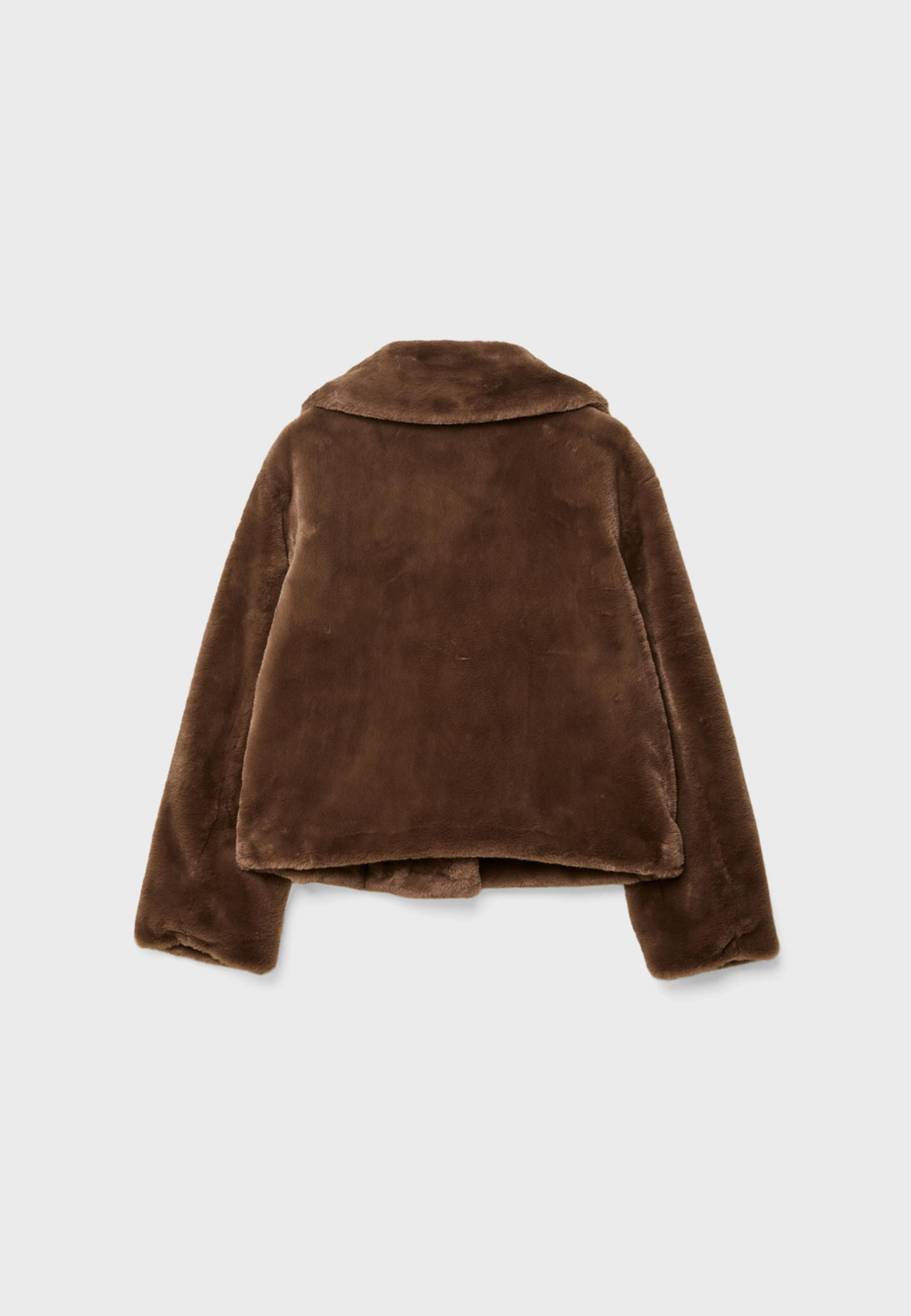 STRADIVARIUS Шуба из искусственного меха, коричневый