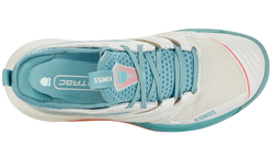 Женские теннисные кроссовки K-Swiss Speed Trac - blanc de blanc/nile blue/desert flower