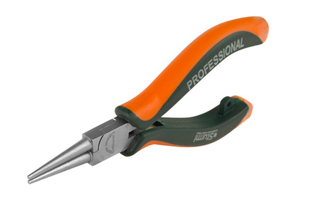 Круглогубцы 100мм ДВУХКОМПОНЕНТНЫЕ РУКОЯТКИ, ПРУЖИН.МЕХАНИЗМ, (Profi mini),Sturm!