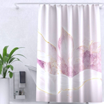 Штора для ванной комнаты ZALEL 180*200 полиэстер с утяжелителем Marble YT-Marble122