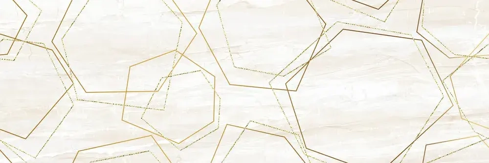 Декоративная плитка ALMA Ceramica DWU93DNV04R Denver 90x30 бежевая глянцевая с орнаментом