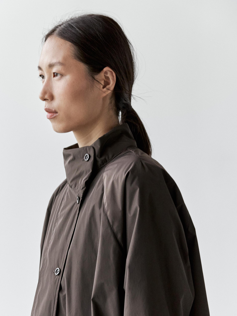 Massimo Dutti Длинная стеганая куртка, коричневый