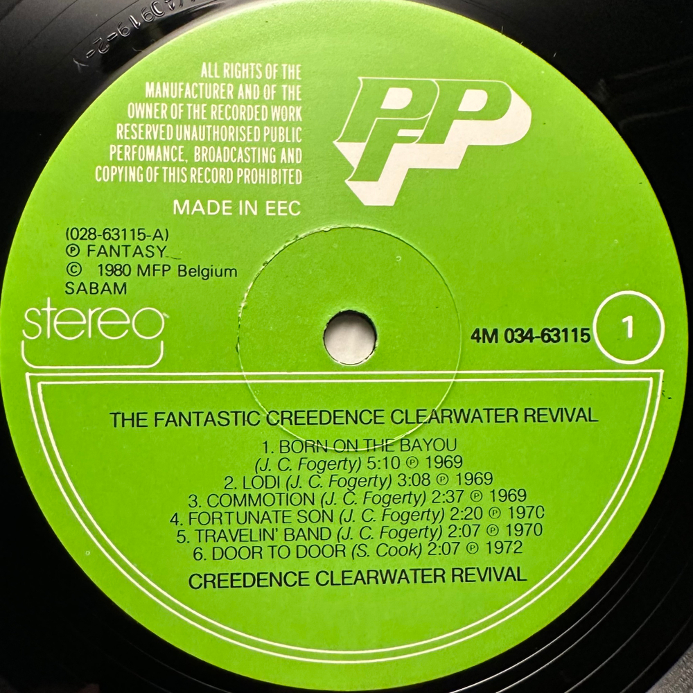 Creedence - The Fantastic Creedence Clearwater Revival (Бельгия 1980г.)