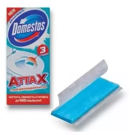 Стикер для очищения унитаза "Domestos. Морская свежесть", 30 грамм