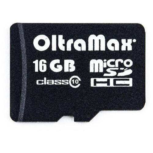 Карта памяти MicroSD 16GB OltraMax К10 (без адаптера)