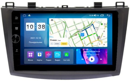 Магнитола для Mazda 3, Axela 2009-2013 - Parafar PF034LHDAV на Android 12, ТОП процессор, 3Гб+32Гб, CarPlay, 4G SIM-слот