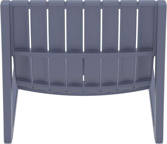 Шезлонг Slim серый