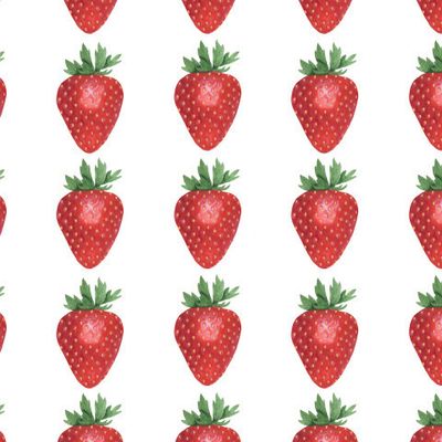 Клубника акварель