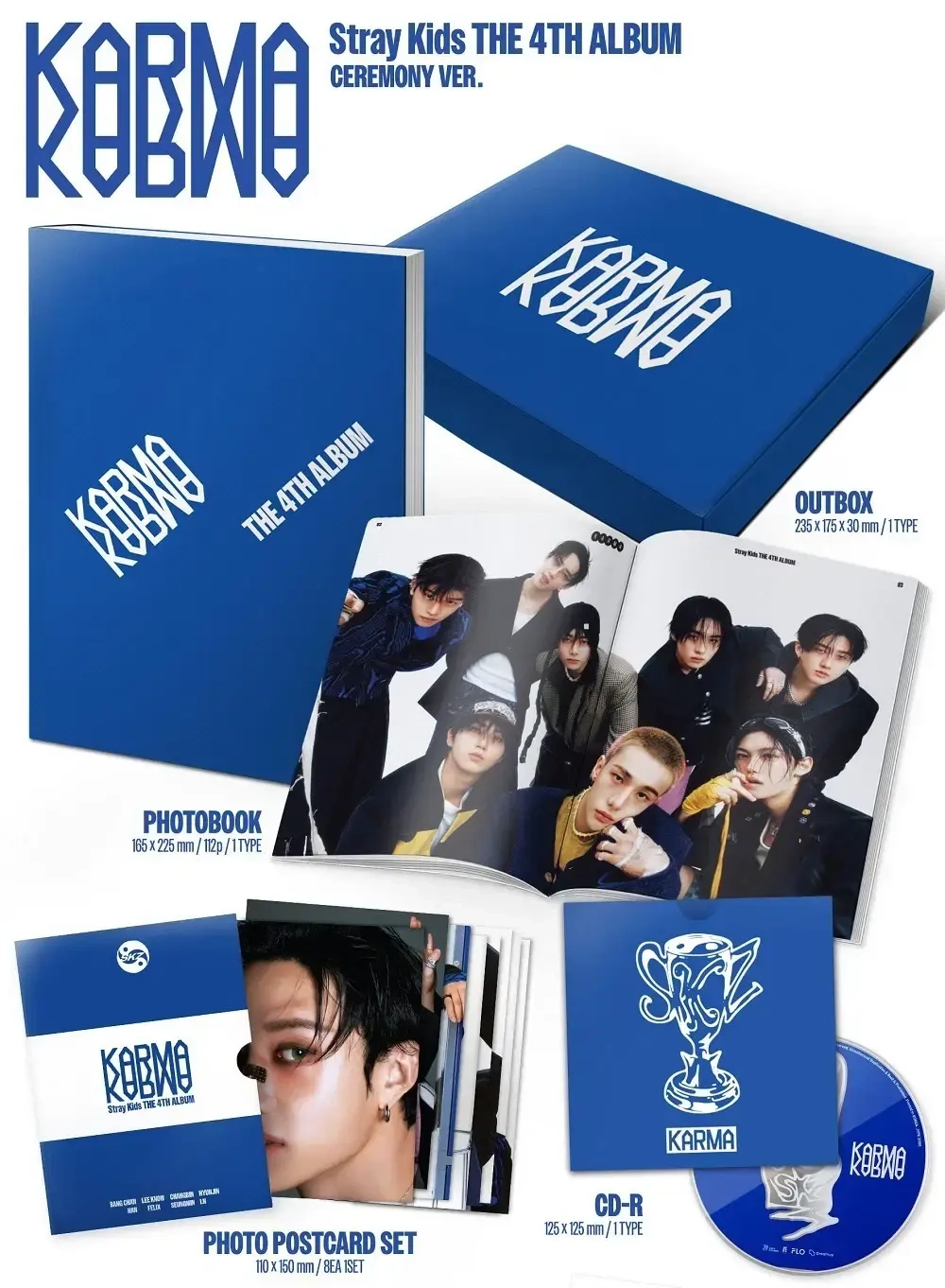 Альбом STRAY KIDS - KARMA [Standard ver.] (Hooray ver.)