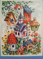 "Птичье гнездо"-07875  вышивка