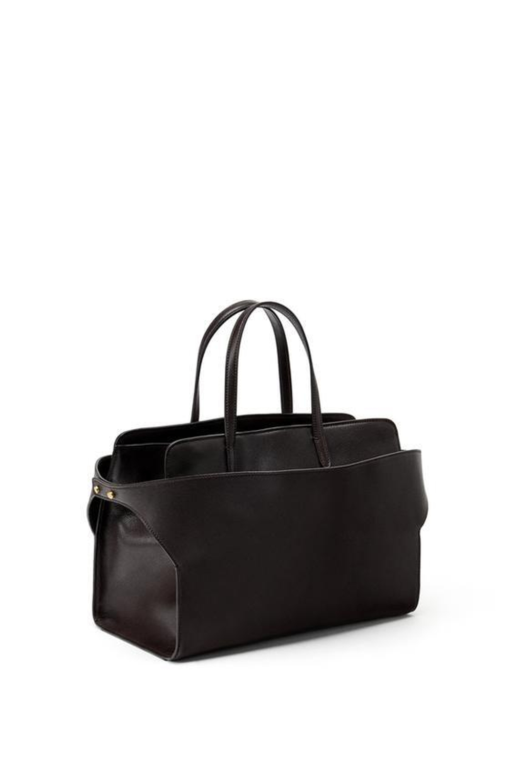 ZARA ГОРОДСКАЯ КОЖАНАЯ СУМКА LIMITED EDITION, ШОКОЛАДНЫЙ