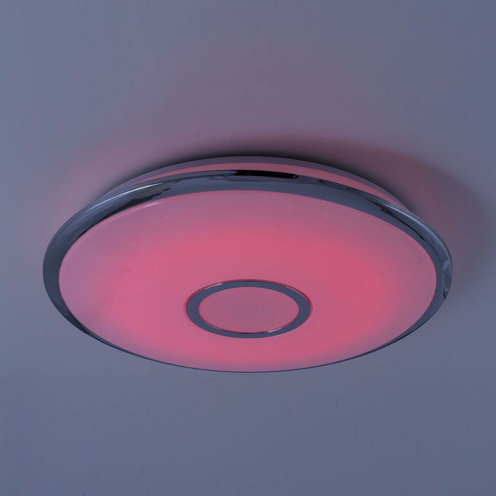 Citilux Старлайт Смарт CL703A60G Умная люстра Хром