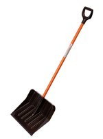 ЛОПАТА ДЛЯ УБОРКИ СНЕГА SIBIR ПОЛИКАРБОНАТ СТАЛЬНОЙ ЧЕРЕНОК, КОВШ 460х400