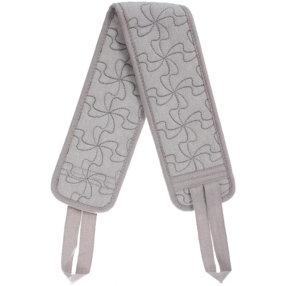 Мочалка для тела жёсткая «Premium - Lavita», цвет светло - серый, 10*60см (ZIP пакет)