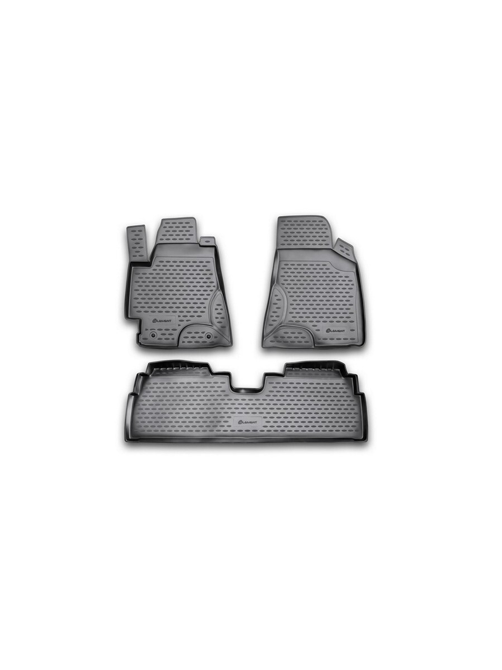 Коврики в салон для TOYOTA Highlander (I, ХU20), 2001-2007, 3 шт. (полиуретан) NLC.48.44.210