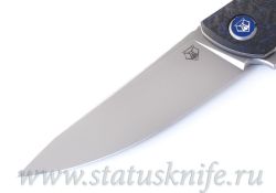 Нож Широгоров F3 NS M390 Ф3 Blue CF 3D подшипникифотография - 4