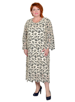 Платье-миди Кружевные лепестки