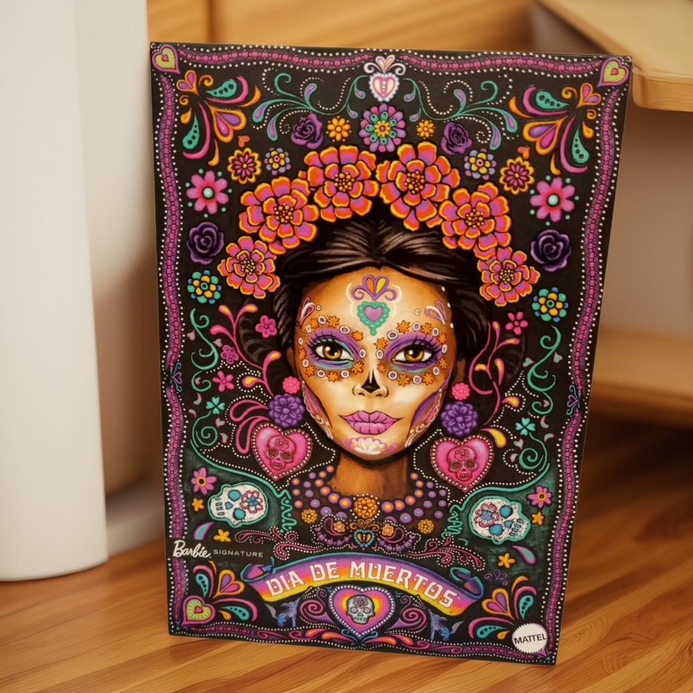 Barbie Dia de Muertos HRM72 — коллекционная кукла Барби в стиле Дня мёртвых