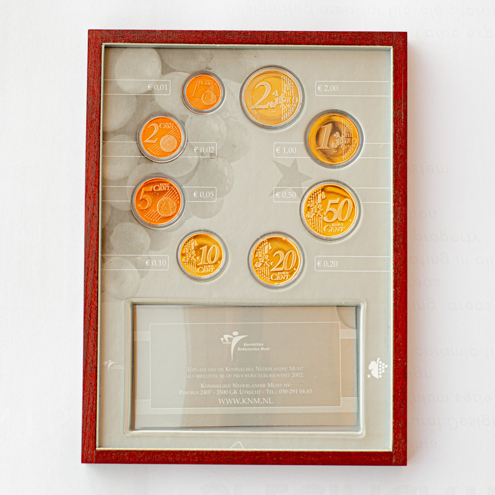 Netherlands 2002 Prooflike Coin Set
